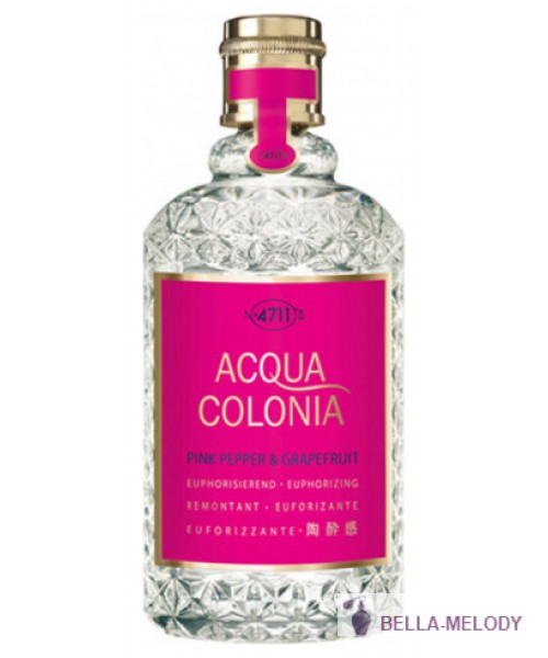 Maurer & Wirtz 4711 Acqua Colonia Pink Pepper & Grapefruit