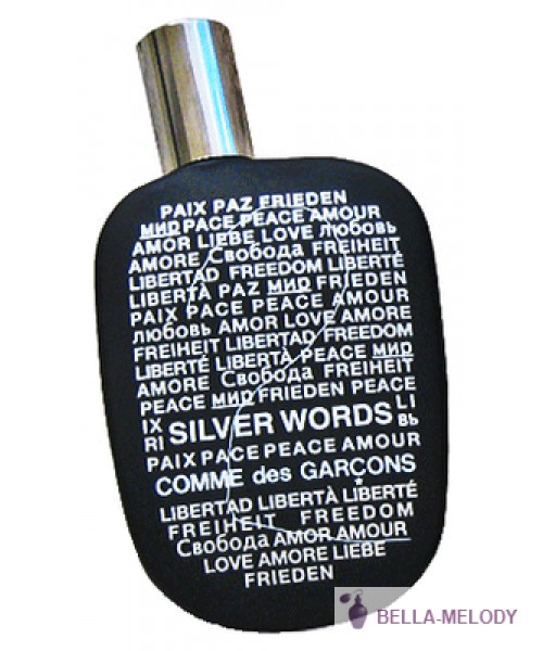 Comme Des Garcons 2 Silver Words