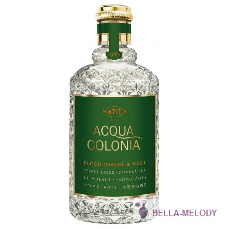 Maurer & Wirtz 4711 Acqua Colonia Blood Orange & Basil 11