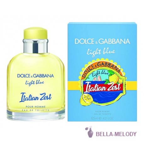 Dolce Gabbana (D&G) Light Blue Pour Homme Italian Zest 22