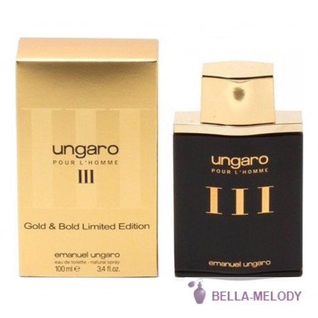 Emanuel Ungaro Ungaro Pour L'Homme III Gold & Bold Limited Edition 22